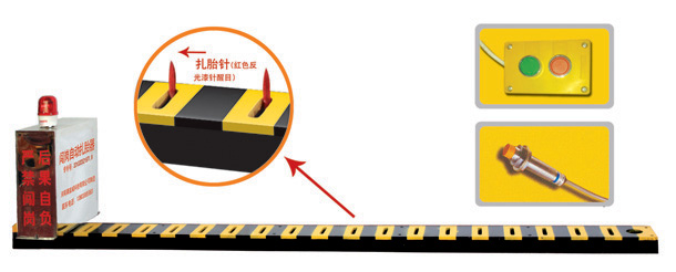 大理V3嵌入式闯岗自动扎胎器/阻车器